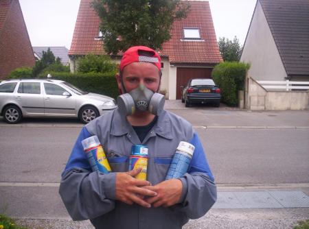 moi le peintre pres a tirer 
