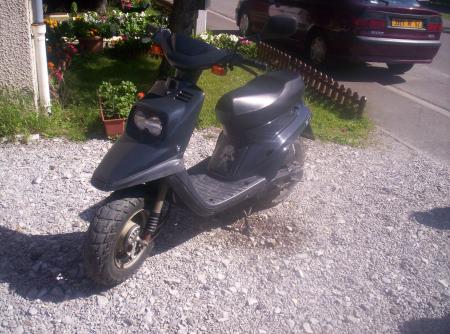 mon scoot au debut 